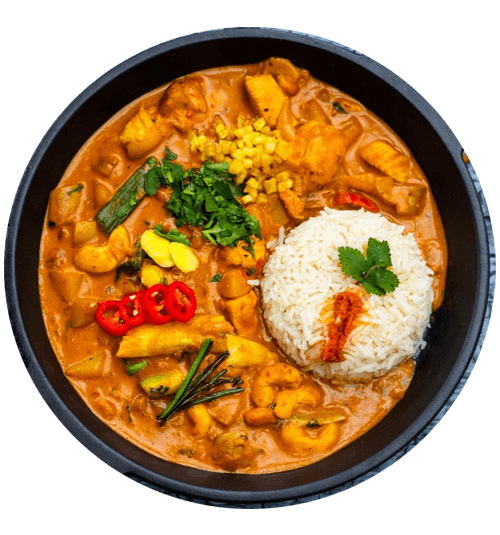 Streetfood Panda - Rotes Thai Curry